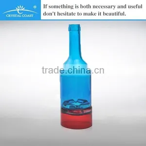 Wine Bottle Tea Light Candle Holder; Decorative Candle Holder thumbnail-2