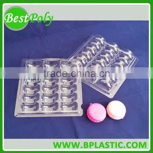 0.55mm Clear PET Clamshell Macaron Packaging for Christmas thumbnail-4