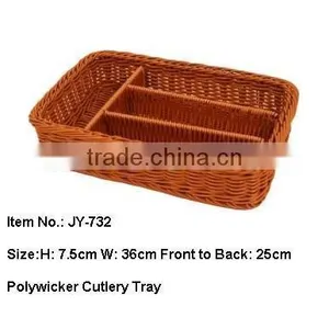Wholesale Empty Plastic Baskets With Handmade thumbnail-1
