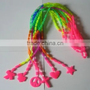 2014 Hot Sale Hologram Silicone Necklace thumbnail-1
