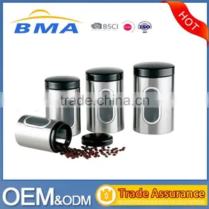 Stainless Steel Kitchen Storage Canister Coffee Canister thumbnail-1