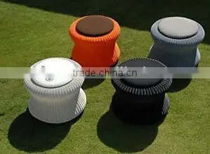 2017 Trade Assurance JINHUA SIGMA Modern Leisure Design Round Rattan Mini Garden Stool thumbnail-1