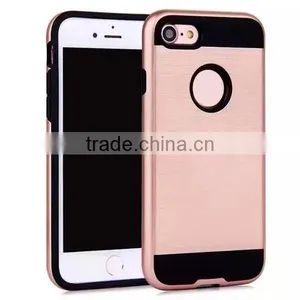 Wiredrawing Phone Case TPU + PC Combo Phone Shell Protective Back Cover for IPhone 7 thumbnail-4