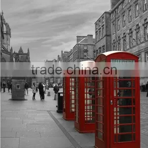 Antique Red Public Telephone Booth Bristish Telephone Booth for Sale thumbnail-1