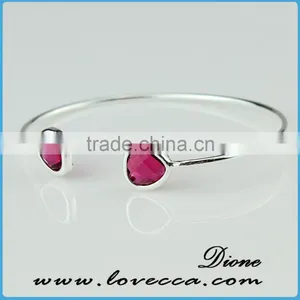 Wholesale Guangzhou Factory Charms Jewelry Birthstone Bracelet Bangle thumbnail-4