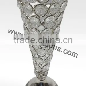 Home Decoration Use Crystal Table Votive Candle Stand for Wedding thumbnail-3