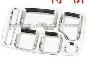 SS18/8 Stainless Steel Fast Food Tray thumbnail-6