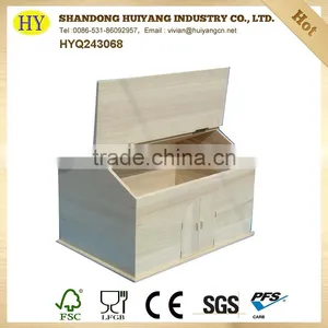 Unfinished Cheap Factory House Shape Wood Tissue Box thumbnail-1