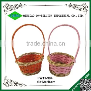 Woven Wicker Mini Wedding Decoration Baskets thumbnail-3