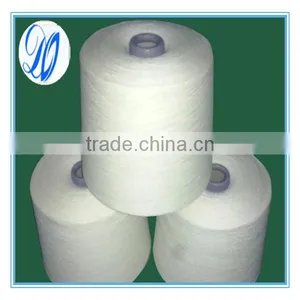 Raw White Cotton Spandex Core Spun Yarn 16s Ring Spun thumbnail-4