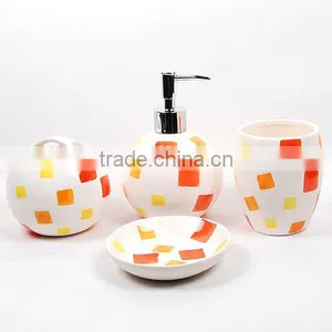 Ceramic Bathroom Set Round Shape Wholesale thumbnail-4