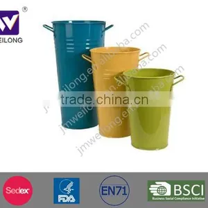 Good Quality French Flower Market Bucket With Handles thumbnail-1