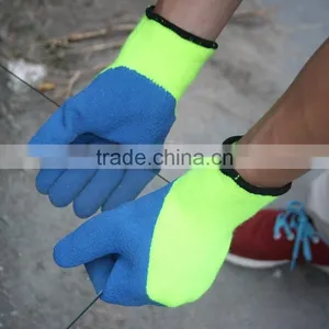 NMSAFETY Latex Coated Personalized Top Thinsulate Winter Gloves thumbnail-1