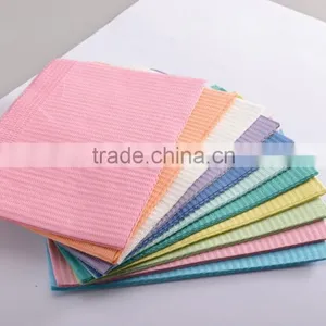 Low Price Disposable Colorful 3ply Dental Bib /patient Bib for Teeth Whitening thumbnail-1