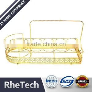 Drinking Wine Bottle and Wine Glass Storage Rack Holder thumbnail-1