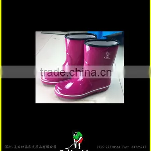 Women's Skerry Vinter Shiny Golf Rain Boot Grass Boot Garden Rubber Boot thumbnail-2