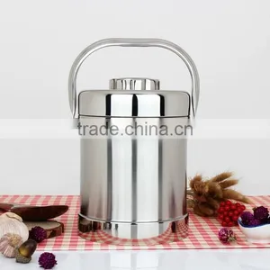 Guangzhou Manufacture Supplier OEM Insulated Ice Bucket Stainless Steel Ice Bucket With Lid thumbnail-2