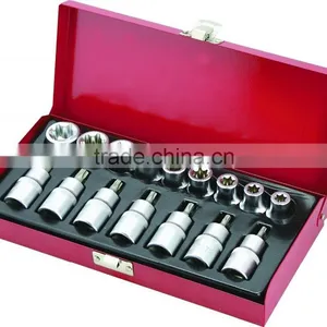 Professional 16Pcs 1/2'' Dr.Socket Set thumbnail-1