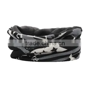 Printed Plush Winter Skull Beanie Hat For Man thumbnail-3