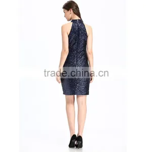 Domin Fashion Latest Sequin Woman Whole Short Dress thumbnail-6