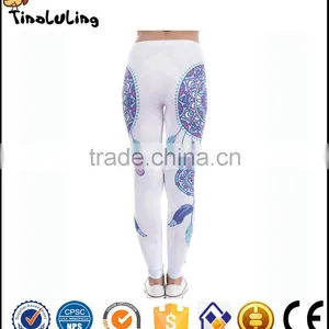 2017 3D Women Printed Leggings Round Fashion Sexy Design Skinny Leggings thumbnail-1