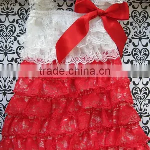 Lovely Style Child Dress Newborn Girl Christmas Christening Lace Dress thumbnail-1