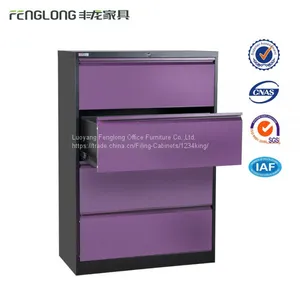 Cheap Luoyang Metal Lateral Filing 4 Drawer Cabinet thumbnail-4