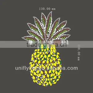Pineapple Rhinestone Pattern Hot Fix Motif thumbnail-1