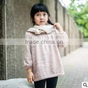 2015 Latest Girl Peppy Like Dress Pure Color Kid Clothing for School Baby Dress thumbnail-1