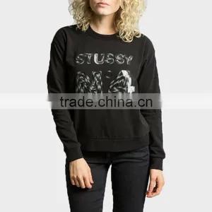 Women Black Hoodies Warm up Suits for Women Sequins Hoddies thumbnail-1