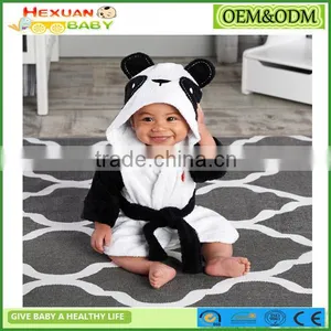 Hooded Animal Bathrobe Cartoon Baby Towel Character 05 thumbnail-1