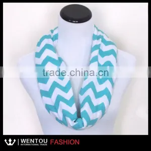 New Arrival Multicolor Chevron Infinity Scarf thumbnail-2