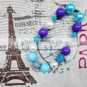 Spring Bubblegum Chunky Bead Necklace Wholesale thumbnail-6