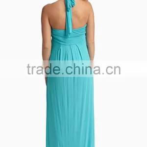 Manufacturer Elegant Mature Sexy Fashion Halter Maxi Dress Maternity thumbnail-4