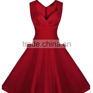 Walson Womens 50's Rockabilly Vintage Style Polka Dot Evening Party Tea Dresses Swing Skaters thumbnail-2