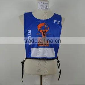 Colorful Non Woven Marathon Vest With Number thumbnail-1