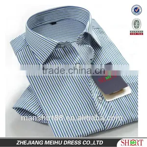 2017 Men's Striped Short Sleeves Dress Shirt for Summer thumbnail-1