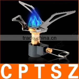 45g Super Lightweight Mini Pocket Outdoor Cooking Burner Folding Camping Gas Stove 3000W thumbnail-4