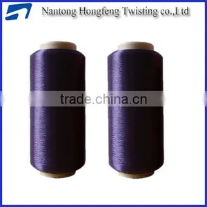 100 Polyester DTY Dyeing Yarn for Embroidery Thread thumbnail-1