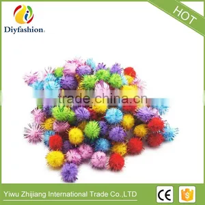 20mm Handmade Art Toys Chenille Stems Bendaroos Christmas Plush Ball Hair Root Diy Children Toys Gifts thumbnail-1