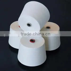 100% Fiber Dope Dyed Ring Spun Polyester Yarn for Knitting and Weaving From China thumbnail-2