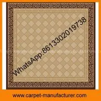 Wool Jacquard Pattern Cut Loop Machine Made Floor Carpet thumbnail-1