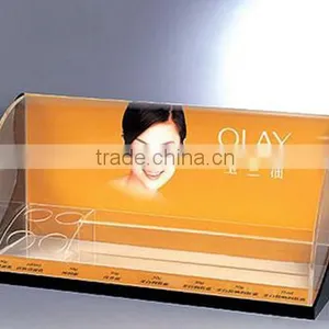 Specicialized Factory Acrylic Display Yellow Color Acrylic Cosmetic Display thumbnail-1