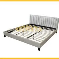 Contemporary Leather Bed thumbnail-1