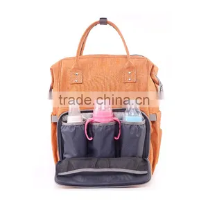 Wholesale New Fashion Canvas Cotton Diaper Bag With Lower Price thumbnail-3