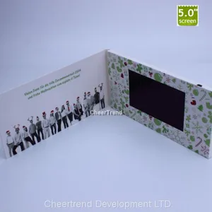 OEM 5″ USB Digital A5 LCD Video Screen Greeting Card With Speaker,rechargebale Lithium Battery thumbnail-5