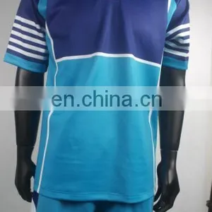 High Quality Durable Tear Resistance 100% Polyester Custom Sublimation Rugby Jersey thumbnail-4
