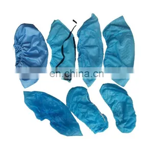 Household Dustproof Surgical Medical Cleanroom Non-Woven ESD Shoe Cover C0804 thumbnail-1