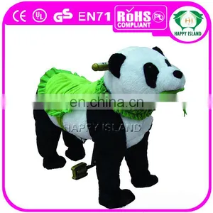 HI Hot Sale Plush Deer Rocking Horse Baby Walker With Wheels thumbnail-3