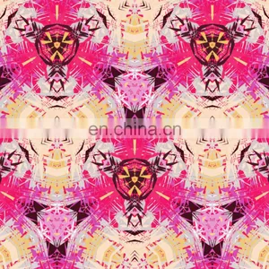 Popular High Quality Digital Print Knit Fabric 95% Rayon 5%spandex Rayon Elastic Jersey Fabric thumbnail-1